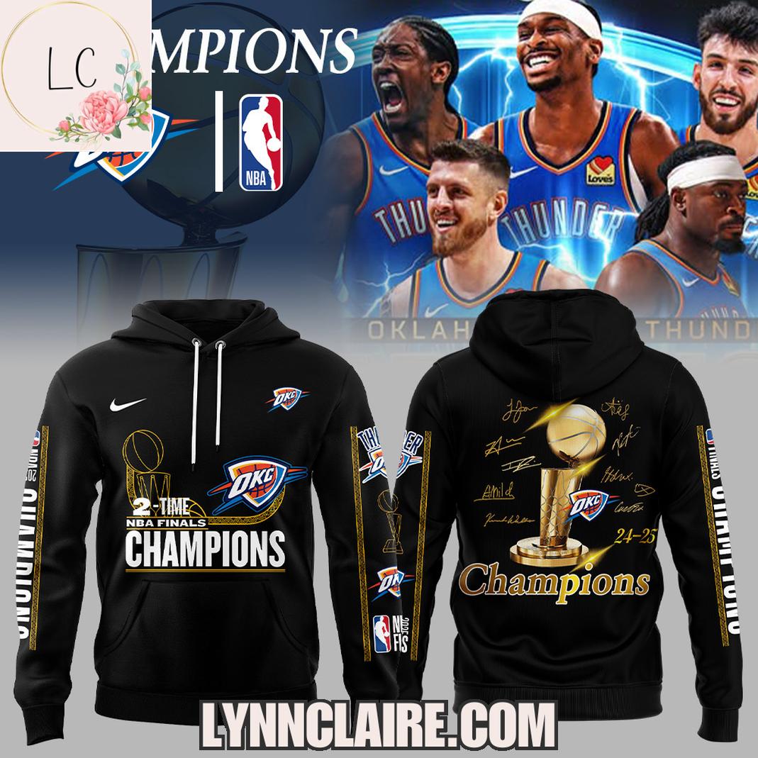 Limited Edition 2-Time NBA Finals Champions Oklahoma City Thunder 3D T-Shirt Limited Edition 2-Time NBA Finals Champions Oklahoma City Thunder 3D T-Shirt
