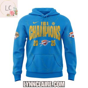 Limited Edition 20 Oklahoma City Thunder 25 NBA Champions Hoodie