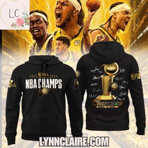 Limited Edition 2024-2025 Finals NBA Champs Indiana Pacers 3D T-Shirt – Black