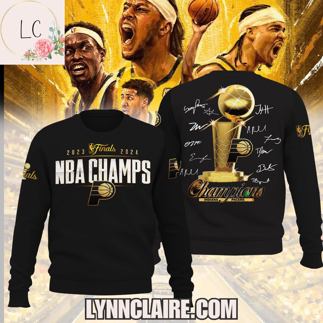 Limited Edition 2024-2025 Finals NBA Champs Indiana Pacers 3D T-Shirt - Black Limited Edition 2024-2025 Finals NBA Champs Indiana Pacers 3D T-Shirt - Black