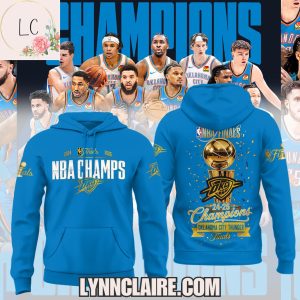 Limited Edition 2024-2025 Finals NBA Champs Oklahoma City Thunder 3D T-Shirt – Navy