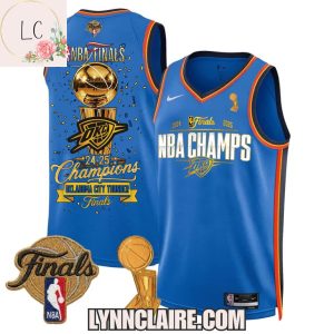 Limited Edition 2024-2025 Finals NBA Champs Oklahoma City Thunder Basketball Jersey