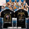 Limited Edition 2024-25 NBA Champions X2 Oklahoma City Thunder 3D T-Shirt – White