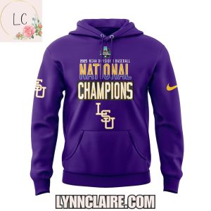 Limited Edition 2025 LSU Tigers NCAA College Baseball National Champions Hoodie