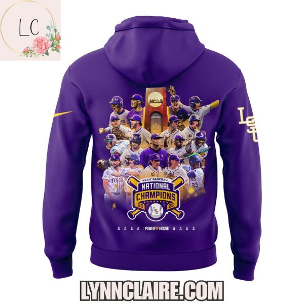 Limited Edition 2025 LSU Tigers NCAA College Baseball National Champions Hoodie