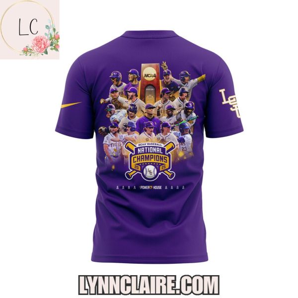 Limited Edition 2025 LSU Tigers NCAA College Baseball National Champions Hoodie