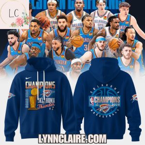 Limited Edition 2025 NBA Finals Champions Oklahoma City Thunder 3D T-Shirt – Navy