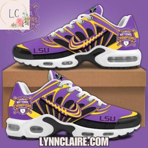 Limited Edition 2025 NCAA Baseball National Champions LSU Tigers AM Shoes