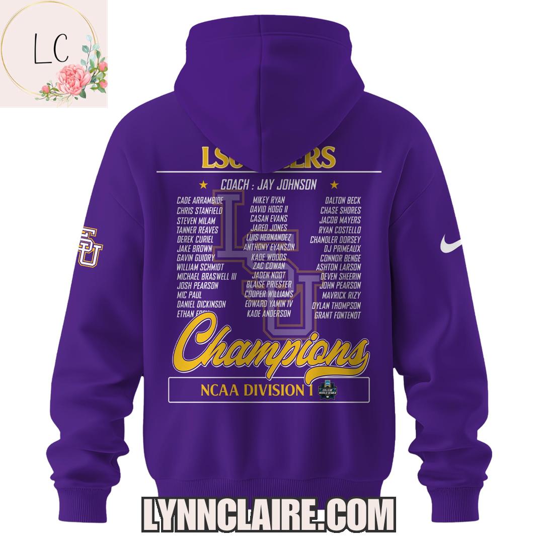Limited Edition 2025 NCAA Division I National Champions LSU Tigers 3D T-Shirt Limited Edition 2025 NCAA Division I National Champions LSU Tigers 3D T-Shirt