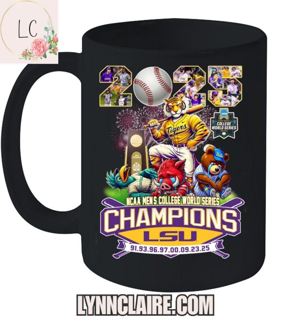 Limited Edition 2025 NCAA Men’s College World Series Champions LSU Tigers 2D T-Shirt
