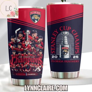 Limited Edition 2025 Stanley Cup Champs Florida Panthers 20oz Tumbler
