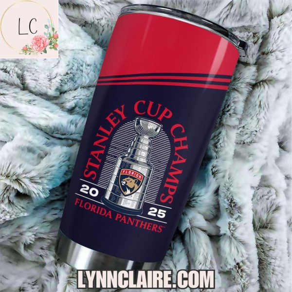 Limited Edition 2025 Stanley Cup Champs Florida Panthers 20oz Tumbler
