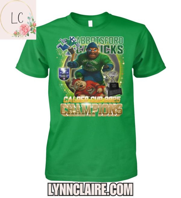 Limited Edition Abbotsford Canucks Calder Cup 2025 Champions 2D T-Shirt