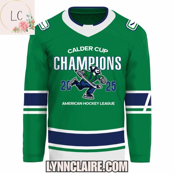 Limited Edition Abbotsford Canucks Calder Cup 2025 Champions Hockey Jersey