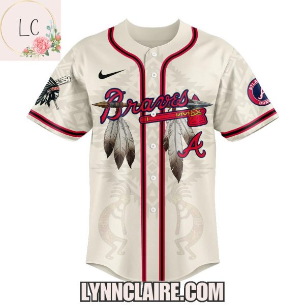 Limited Edition Atlanta Braves Native American Heritage Month 2025 Baseball Jersey
