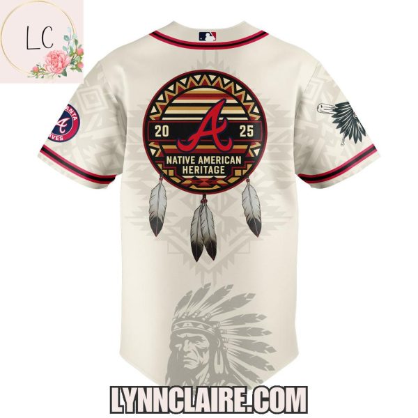 Limited Edition Atlanta Braves Native American Heritage Month 2025 Baseball Jersey
