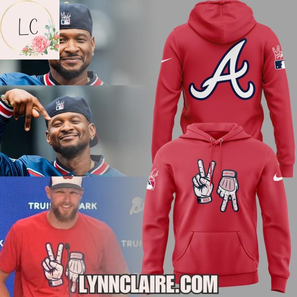 Limited Edition Atlanta Braves Peace Up A-Town Down Hoodie