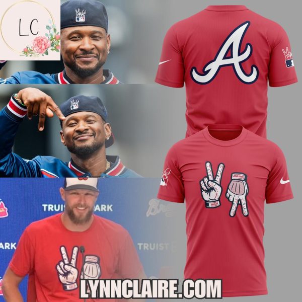 Limited Edition Atlanta Braves Peace Up A-Town Down Hoodie