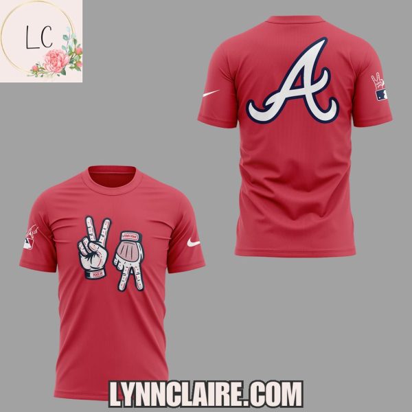 Limited Edition Atlanta Braves Peace Up A-Town Down Hoodie
