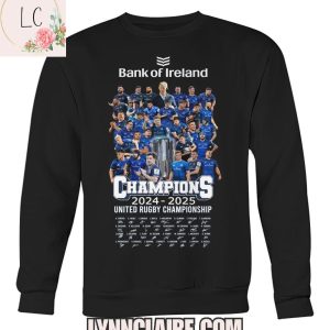 Limited Edition Bank Of Ireland Leinster Rugby 2024-2025 United Rugby Championship 2D T-Shirt