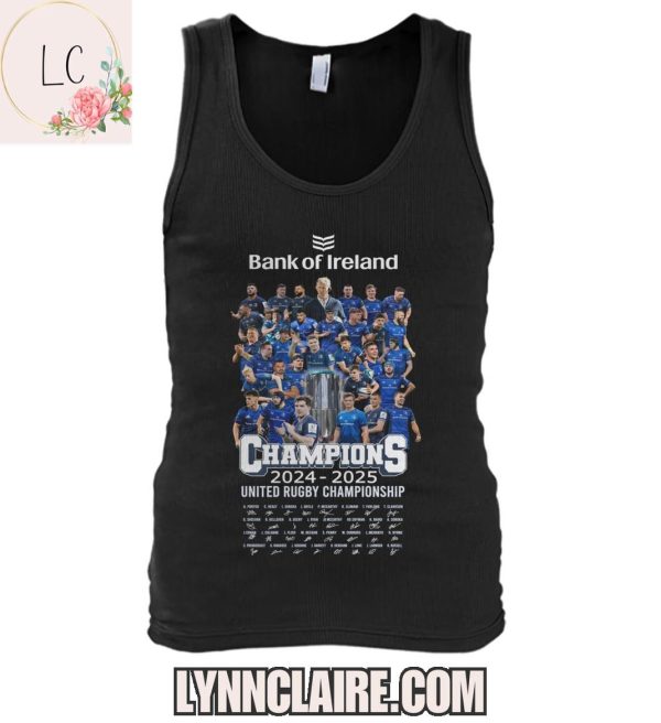 Limited Edition Bank Of Ireland Leinster Rugby 2024-2025 United Rugby Championship 2D T-Shirt