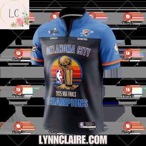Limited Edition Bringing The Oklahoma City Thunder 2025 NBA Finals Champions Short Sleeves Quarter Zip Jersey