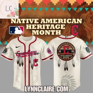 Limited Edition Cleveland Guardians Native American Heritage Month 2025 Baseball Jersey