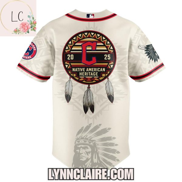 Limited Edition Cleveland Guardians Native American Heritage Month 2025 Baseball Jersey