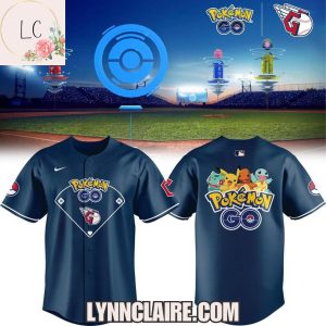 Limited Edition Cleveland Guardians x Pokemon Go 2025 Baseball Jersey