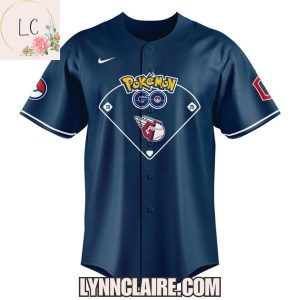 Limited Edition Cleveland Guardians x Pokemon Go 2025 Baseball Jersey