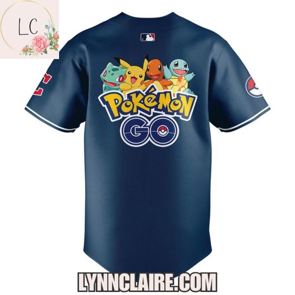 Limited Edition Cleveland Guardians x Pokemon Go 2025 Baseball Jersey