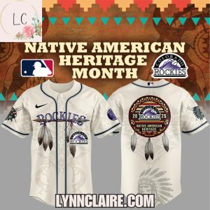 Limited Edition Colorado Rockies Native American Heritage Month 2025 Baseball Jersey