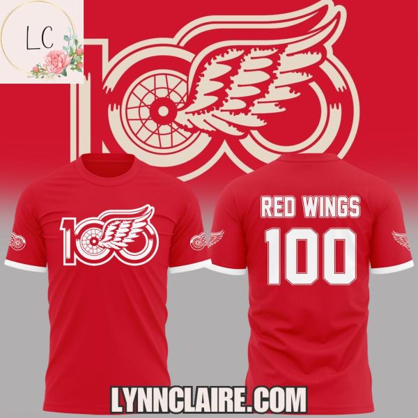 Limited Edition Detroit Red Wings 100th Anniversary Hoodie