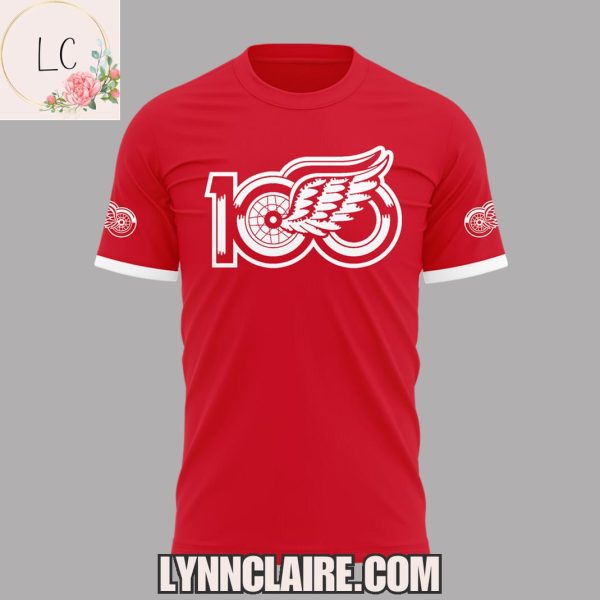 Limited Edition Detroit Red Wings 100th Anniversary Hoodie