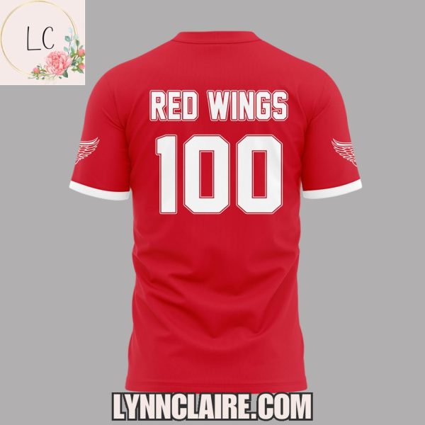 Limited Edition Detroit Red Wings 100th Anniversary Hoodie