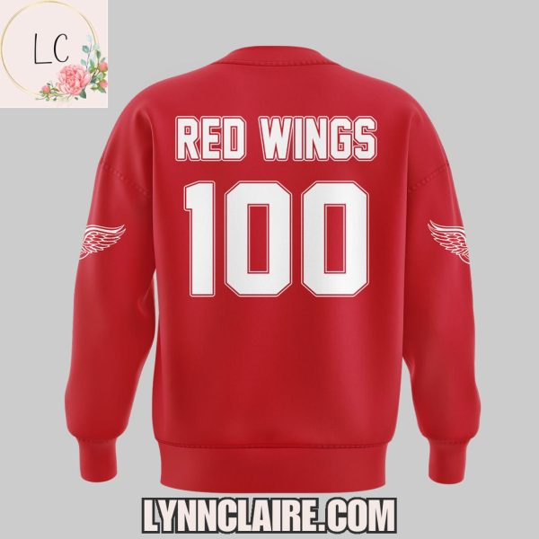Limited Edition Detroit Red Wings 100th Anniversary Hoodie