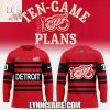 Special Edition Detroit Red Wings Ten-Game Plans 2025 Hockey Jersey