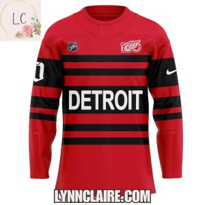 Limited Edition Detroit Red Wings Ten-Game Plans 2025 Hockey Jersey