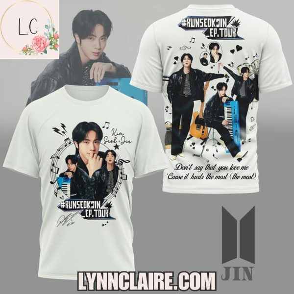 Limited Edition Ep Tour 2025 RunKimseokjin 3D T-Shirt