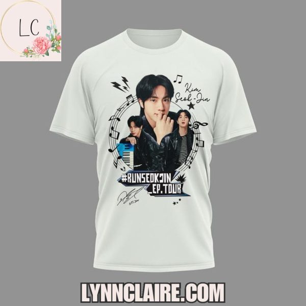 Limited Edition Ep Tour 2025 RunKimseokjin 3D T-Shirt