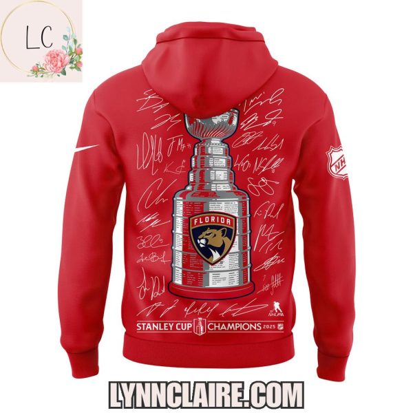 Limited Edition Florida Panthers Back To Back Stanley Cup Champions 2025 Hoodie