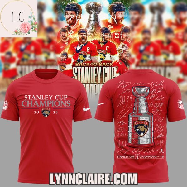 Limited Edition Florida Panthers Back To Back Stanley Cup Champions 2025 Hoodie