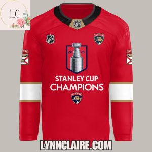 Limited Edition Florida Panthers Stanley Cup Champions 2025 Custom Name Hockey Jersey