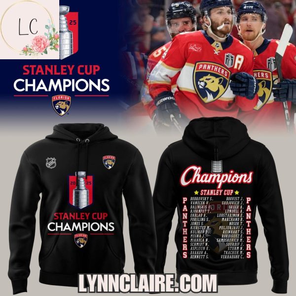 Limited Edition Florida Panthers Stanley Cup Champions 2025 Hoodie