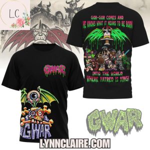 Limited Edition Gwar Into The World Where Hatred Is King! 3D T-Shirt