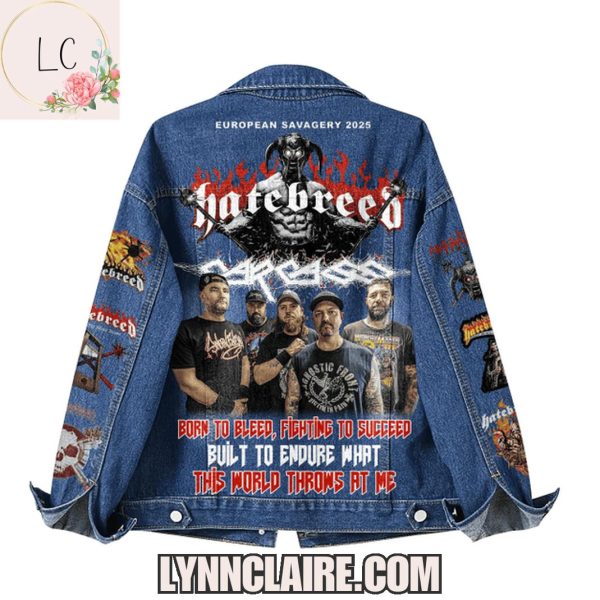 Limited Edition Hatebreed European Savagery 2025 Denim Jacket
