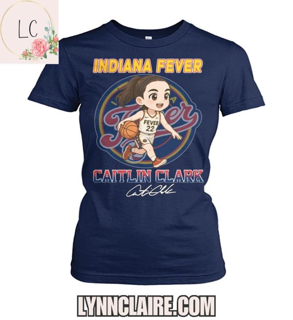 Limited Edition Indiana Fever x Caitlin Clark #2 2D T-Shirt