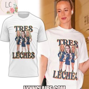 Limited Edition Indiana Fever x Tres Leches Caitlin Clark, Lexie Hull, Sophie Cunningham 2D T-Shirt