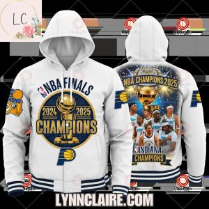Limited Edition Indiana Pacers Finals 2024-2025 Champions Hooded Varsity-Style Jacket