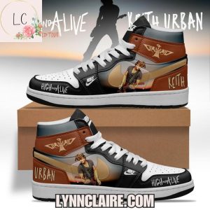 Limited Edition Keith Urban High And Alive World Tour 2025 AJ1 High Top Shoes